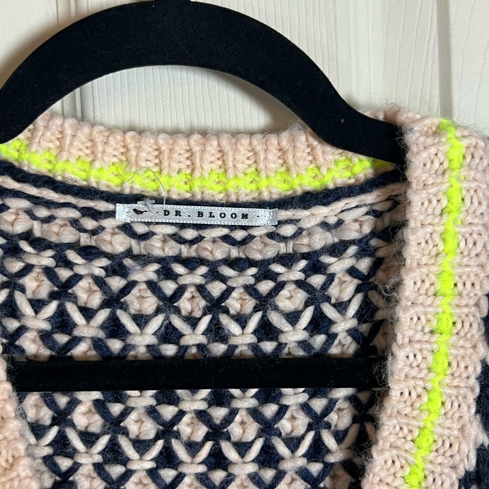 Free People Dr Bloom Chachacha Sweater Vest, M/L - Picture 4 of 5